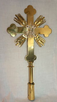 Vortragekreuz, Christus und Maria